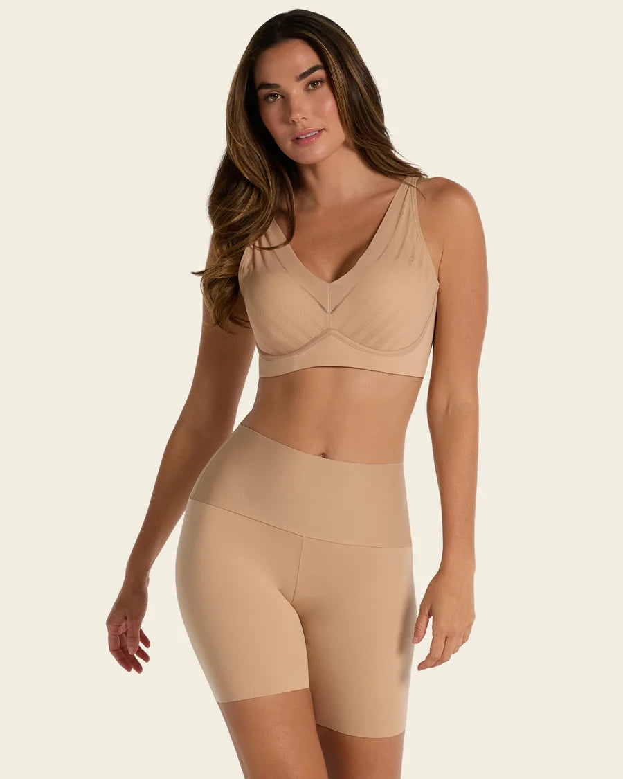 PowerStay™ – Short Gainant Sans Couture Anti-Glisse
