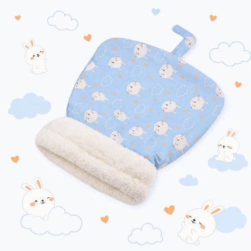 Cozy Hideaway Cat Bed with Warm Plush Lining