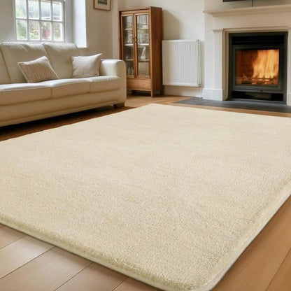Grand Tapis Moelleux Shaggy Antidérapant pour Salon et Chambre