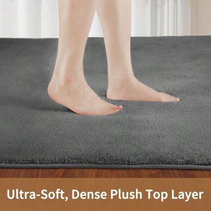 Grand Tapis Moelleux Shaggy Antidérapant pour Salon et Chambre