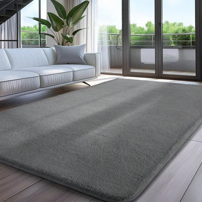 Grand Tapis Moelleux Shaggy Antidérapant pour Salon et Chambre