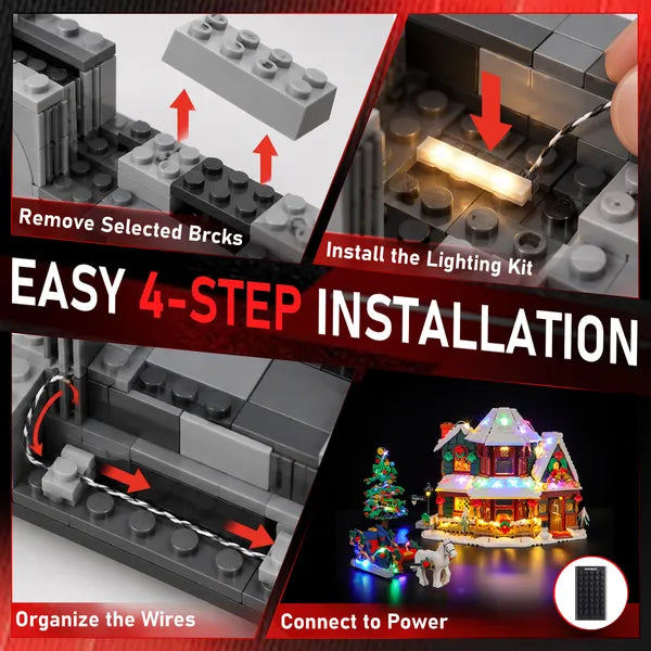 Remote Light Kit For Holiday House 11387- Briksmax 2.0