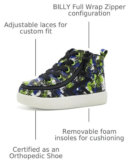 Billy Footwear Kids’ CS High Top Sneakers – Little Kid & Big Kid