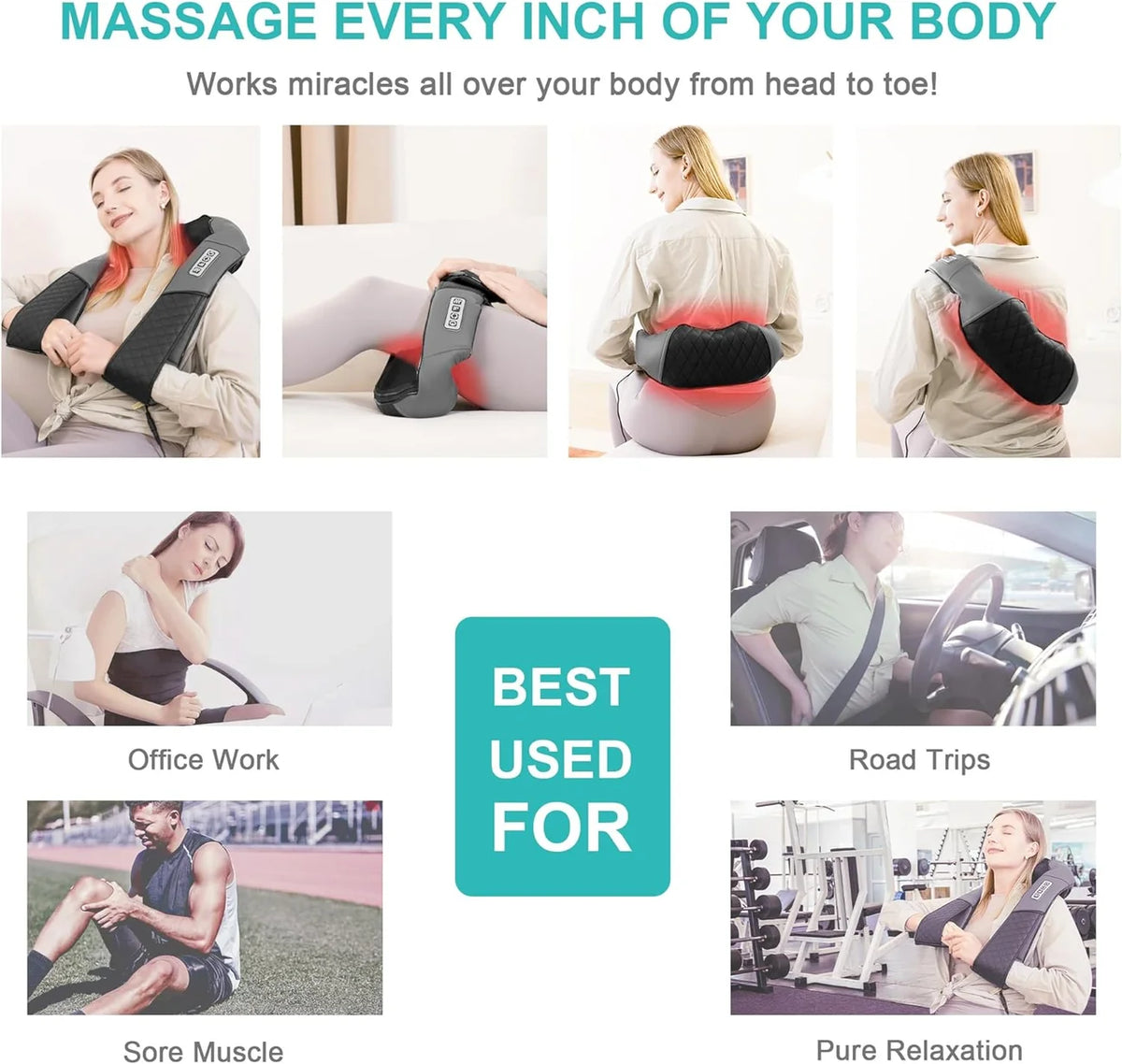 Medcursor Neck and Shoulder Massager with Heat