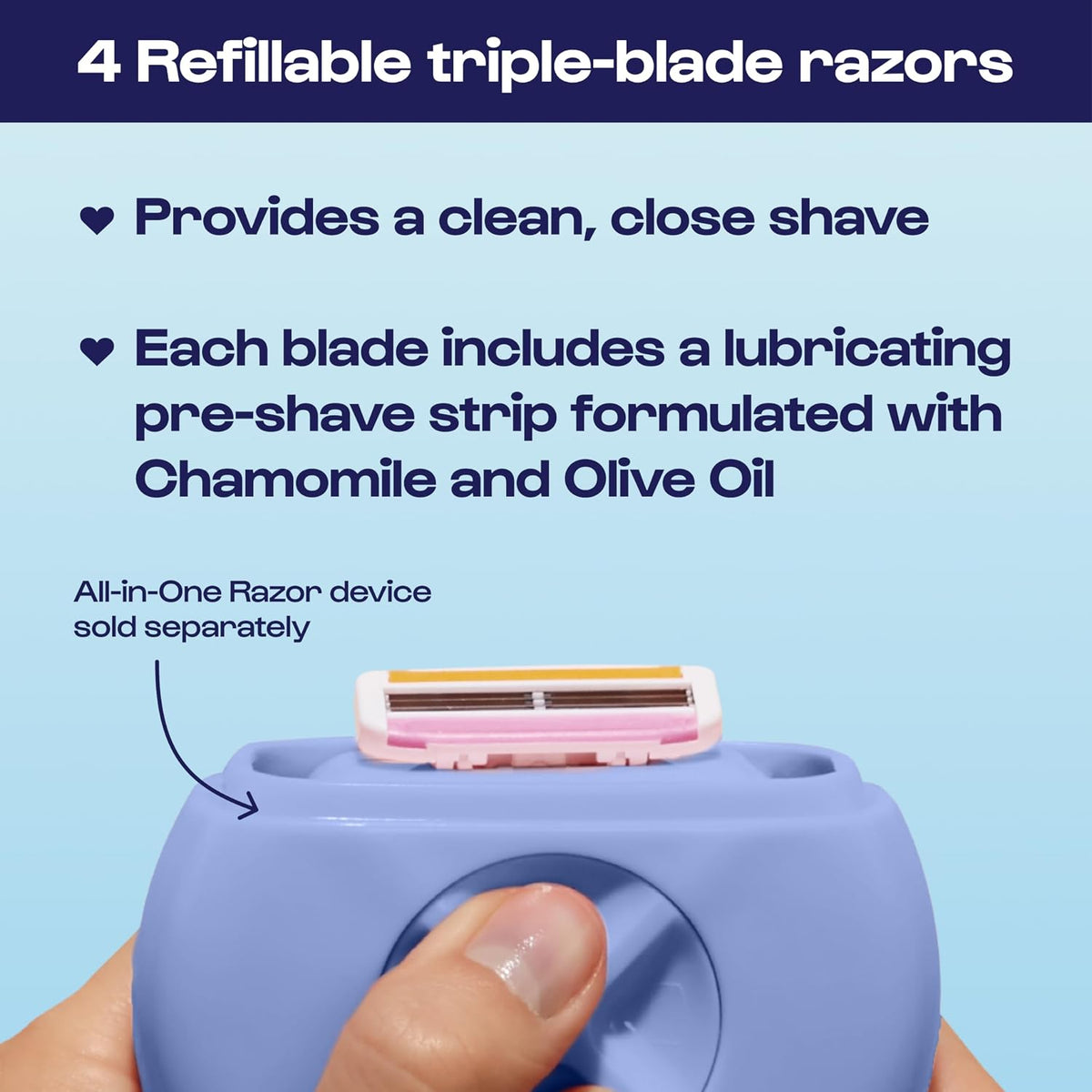 Alleyoop Portable Travel Razor for Women – Compact Mini Shaver, Dusty Pink