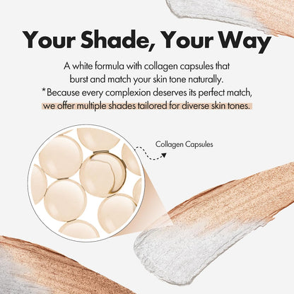 ELROEL Blanc Cover Cream Stick V White – Base de maquillaje en barra coreana