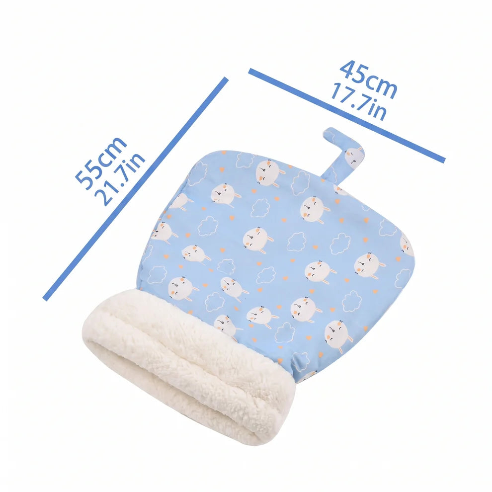 Cozy Hideaway Cat Bed with Warm Plush Lining
