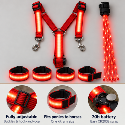 LumaRein Glow Chest Strap