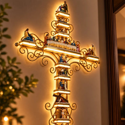 Jesus Cross Wall Display
