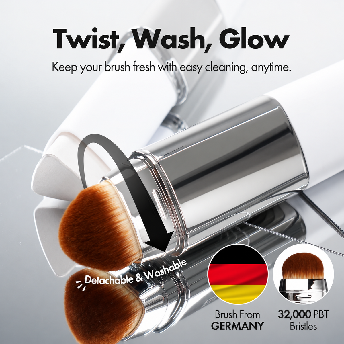 ELROEL Blanc Cover Cream Stick V White – Base de maquillaje en barra coreana