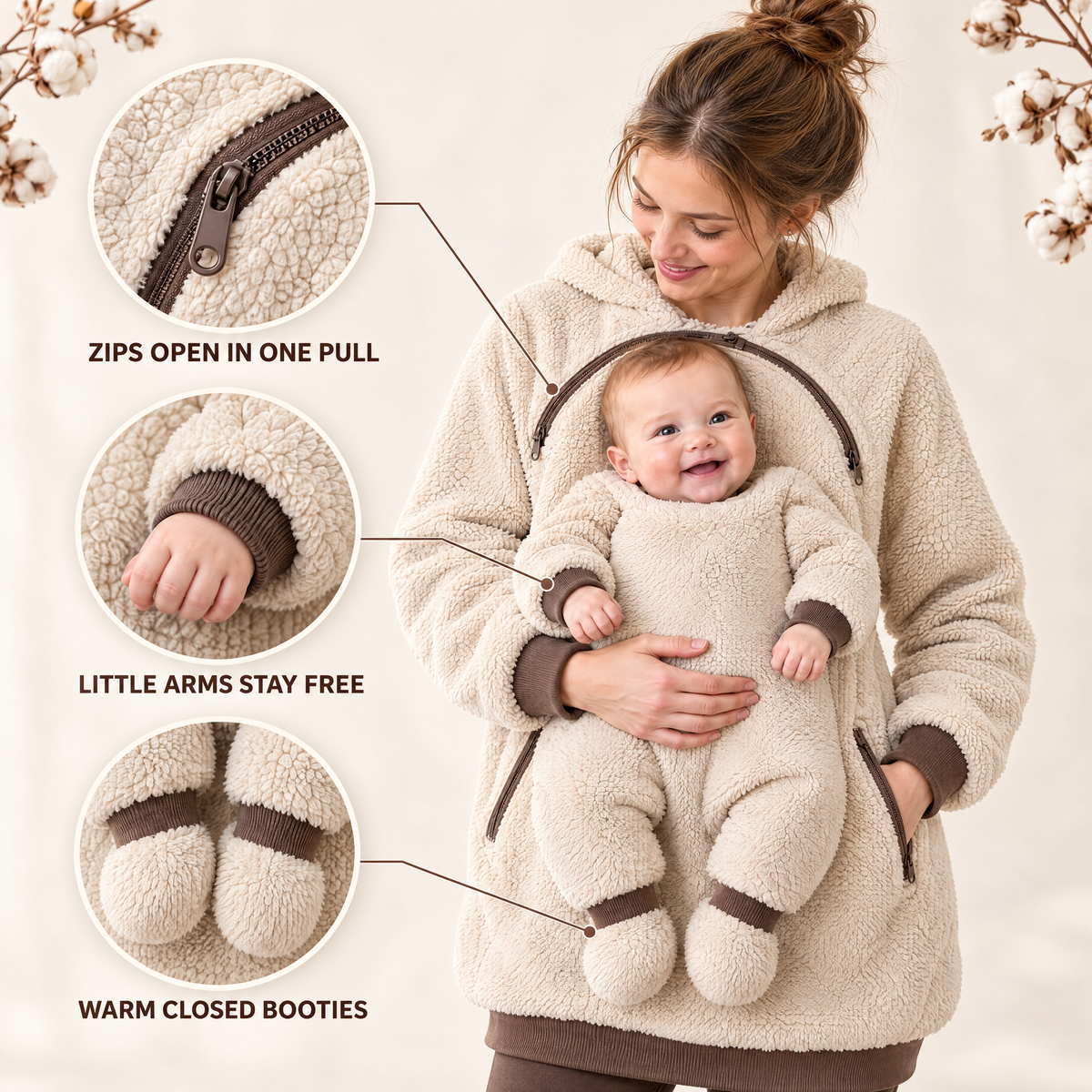 CozyCo Bear Hug Hoodie