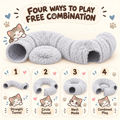 Cozy Cat Tunnel & Bed