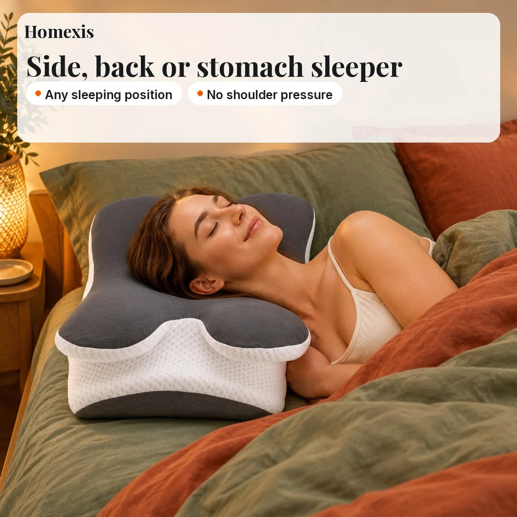 Ergonomic Cervical Pillow with Cooling Cover