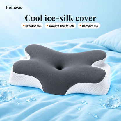 Ergonomic Cervical Pillow with Cooling Cover