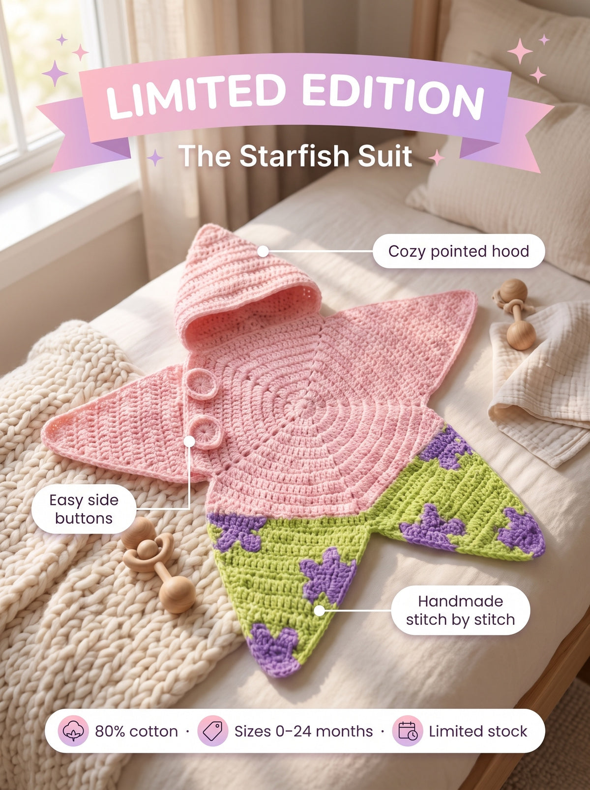 Cozy Baby Star's Suit