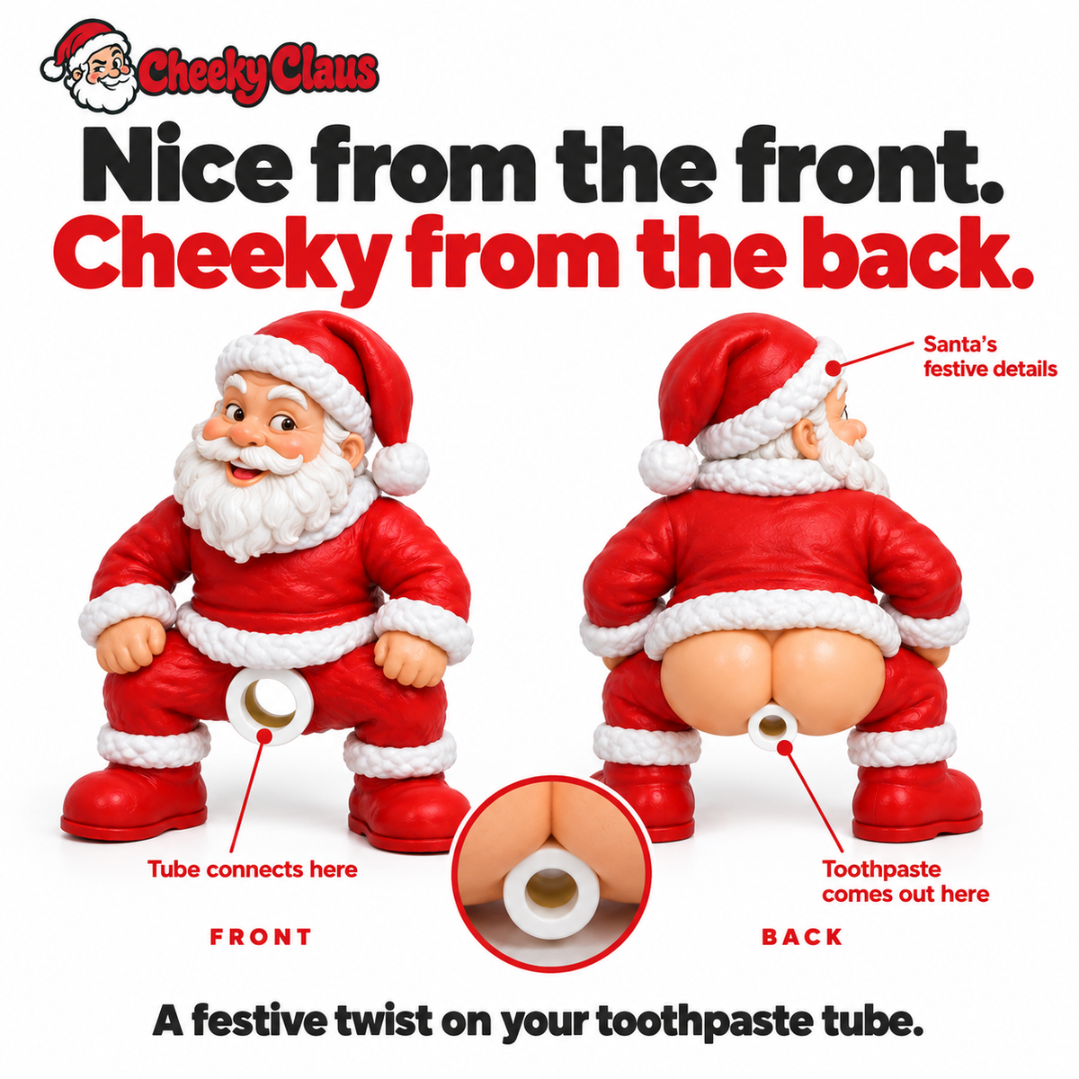 Santa Toothpaste Attachment