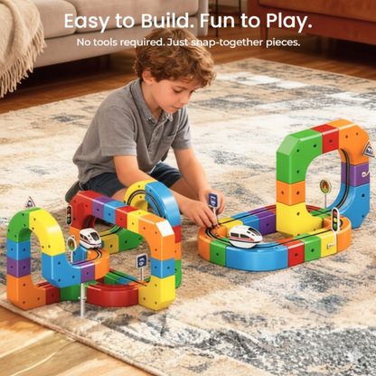 WonderRail™: The Modular 3D Train Track for Curious Little Builders