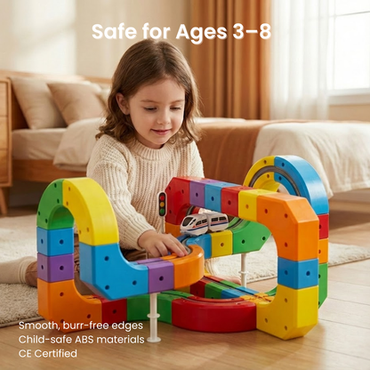 WonderRail™: The Modular 3D Train Track for Curious Little Builders
